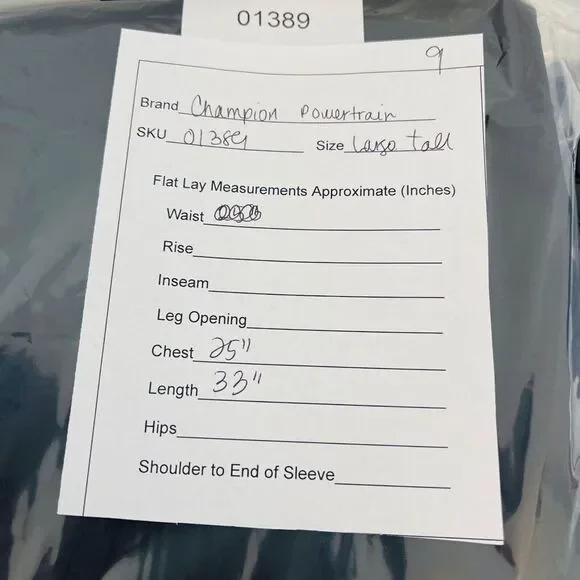 Champion Powertrain Mens Shirt Size Large Tall Black Athletic‎ Basketball - Picture 4 of 4